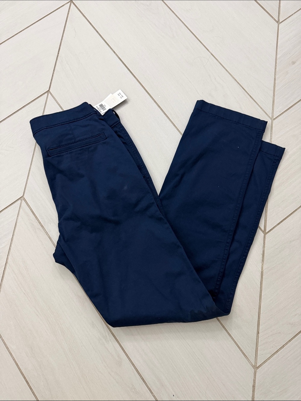 Abercrombie & Fitch Navy Chino Pants - Slim Casual